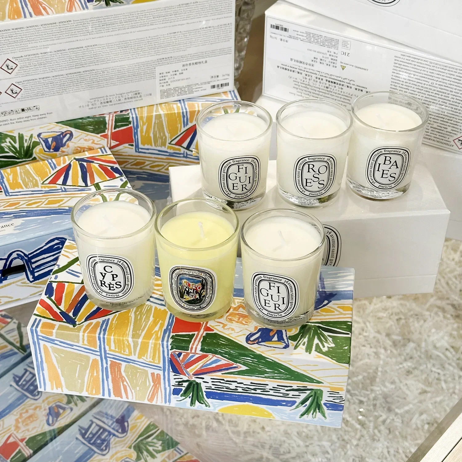 Home Fragrance In French - Aromatherapy Candle Natural Plant Scented Candles
