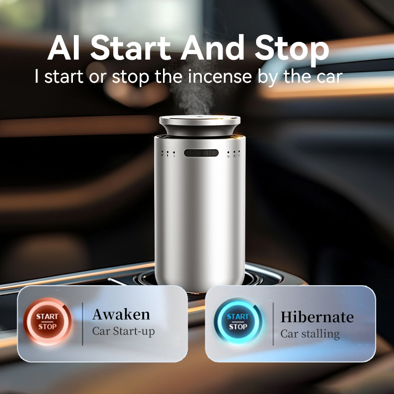 Home Fragrance Electric Diffuser - Portable Car Diffuser for Essential Oils