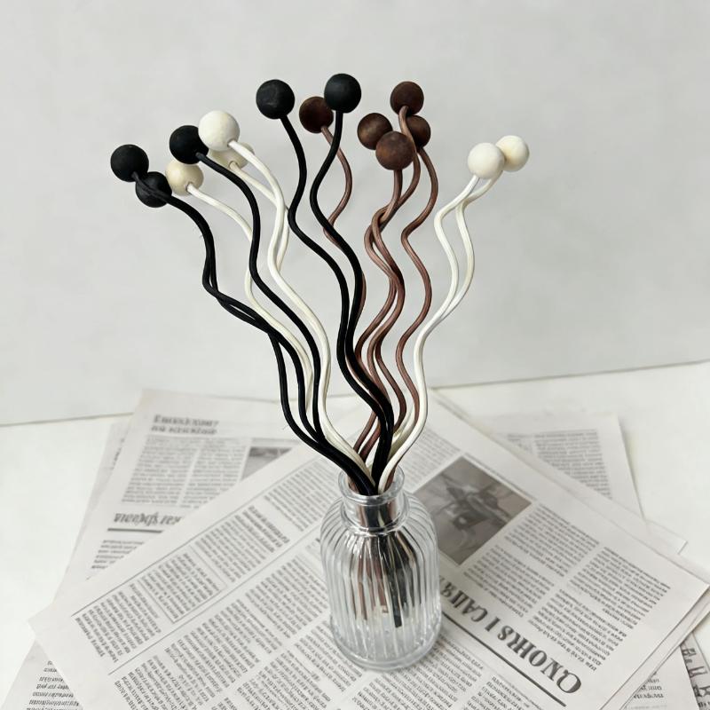 Wooden Bead Wave Shaped Rattan - огляд і ціна Home Fragrance Reed Diffuser Refill