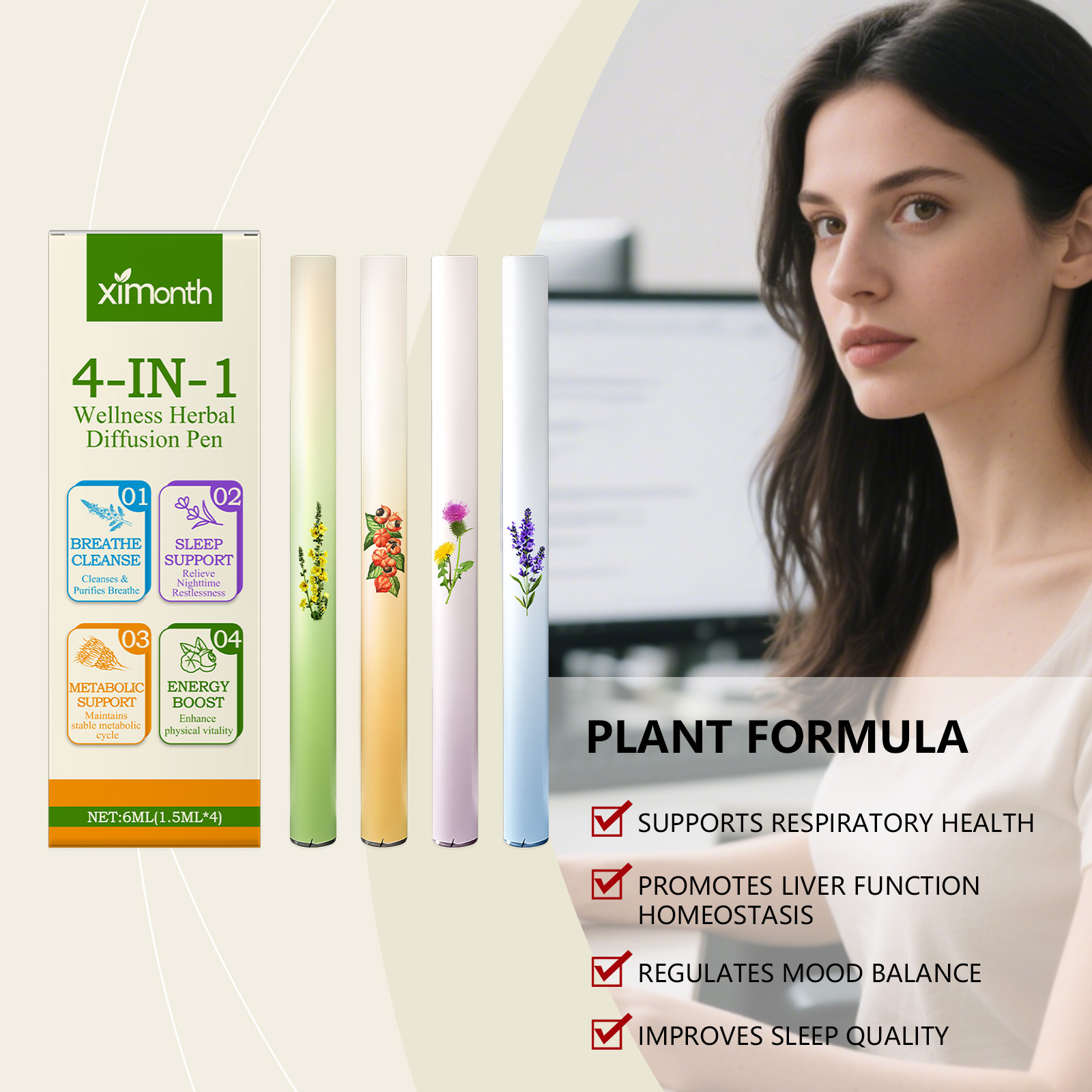 4 In 1 Air Freshening Pen Herb - огляд і ціна Home Fragrance Stick