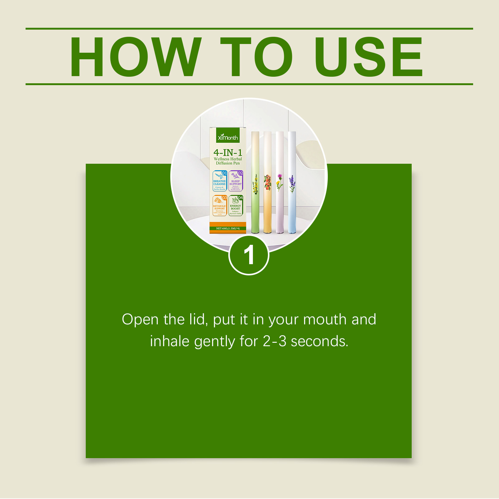 4 In 1 Air Freshening Pen Herb - огляд і ціна Home Fragrance Stick