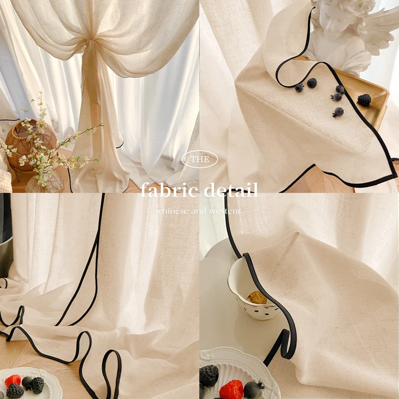 Black Border Linen Gauze Small - огляд і ціна Home Fragrance In French