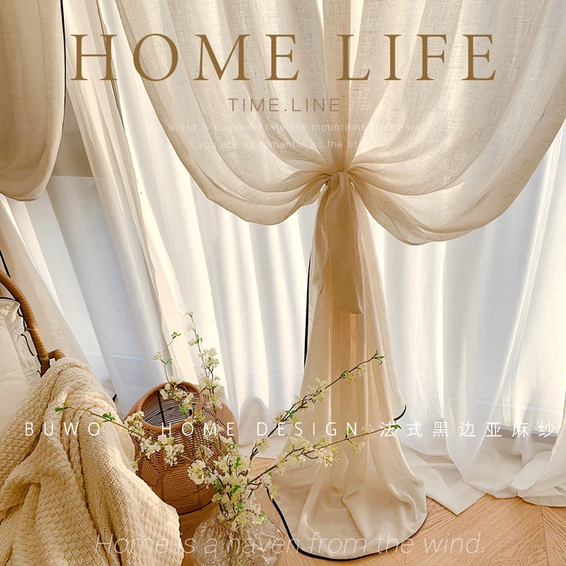 Black Border Linen Gauze Small - огляд і ціна Home Fragrance In French