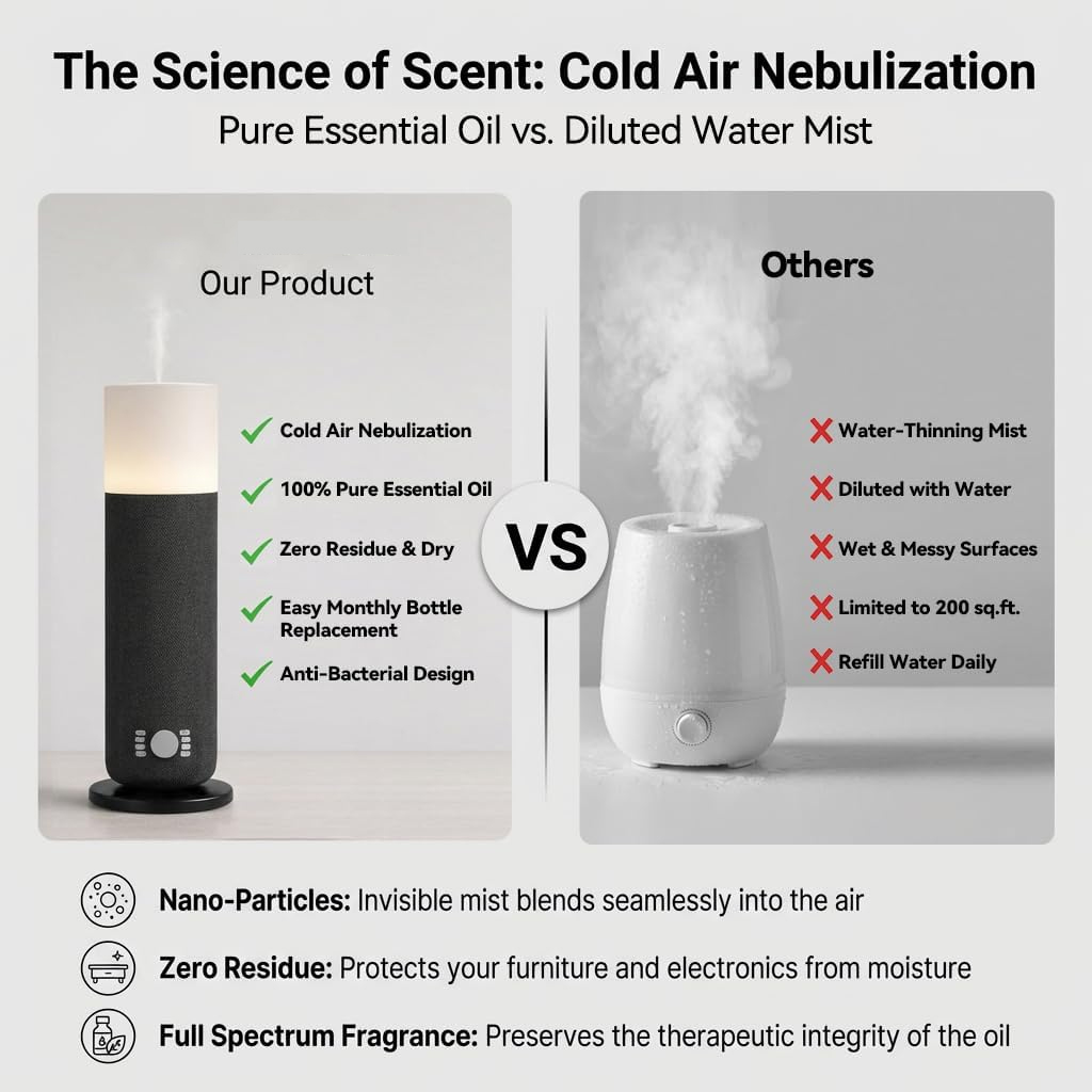 NAMSTE 120ML Tower Scent Diffu - огляд і ціна Home Fragrance Electric Diffuser