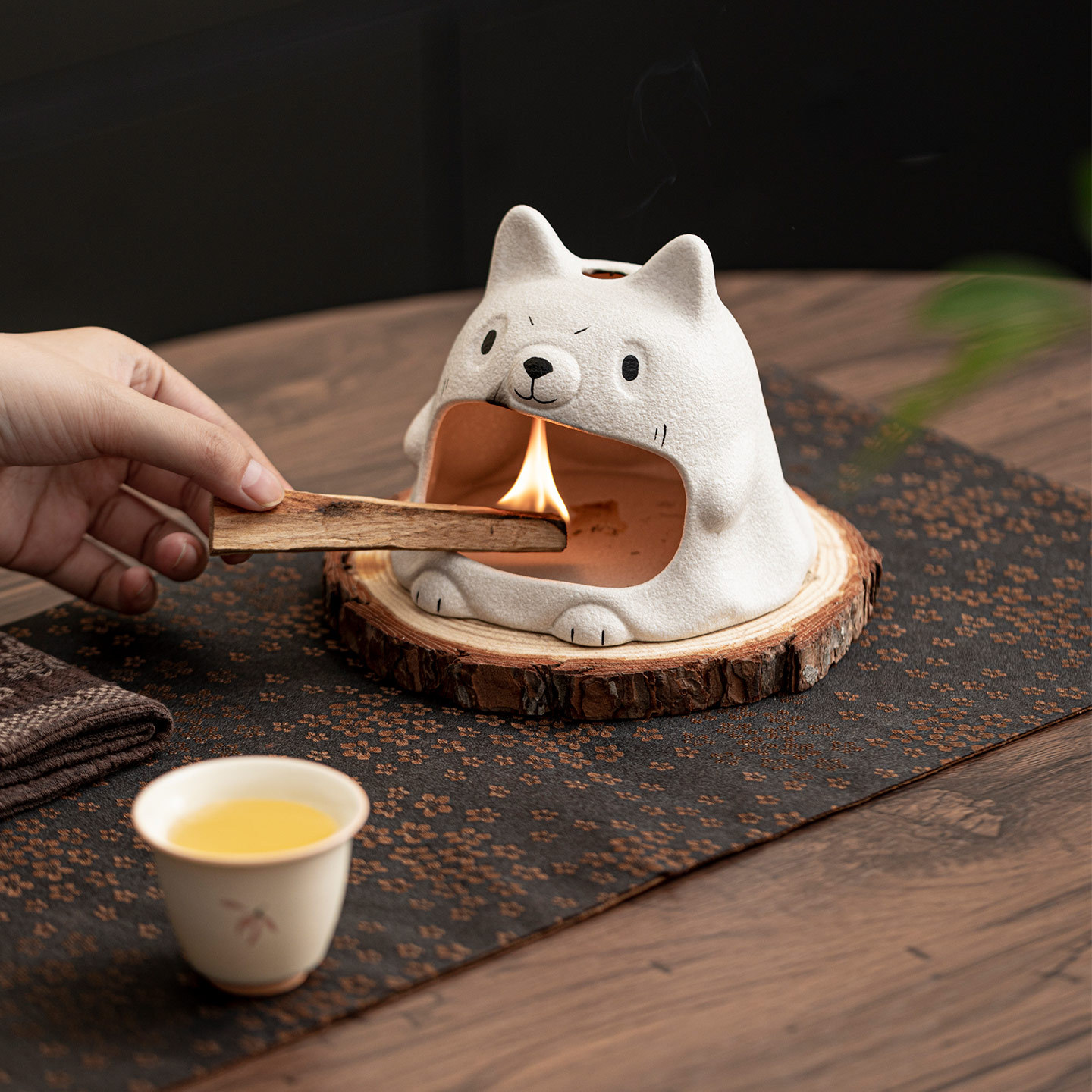 Cute Dog Scented Fireplace Cre - огляд і ціна In Home Fragrance Products